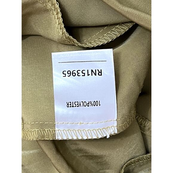 NWT Area Stars Olive Green High-waist Pockets Silky Cargo Jogger Pants Size S - Picture 8 of 9